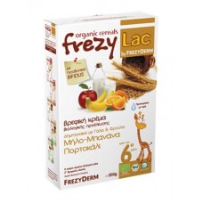 FREZYLAC BIO CEREAL ΓΑΛΑ & ΦΡΟΥΤΑ 200GR 6+ (ΜΗΛΟ-ΜΠΑΝ-ΠΟΡΤ)