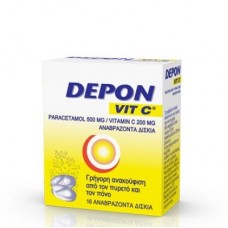 DEPON EFF TAB VIT C X16